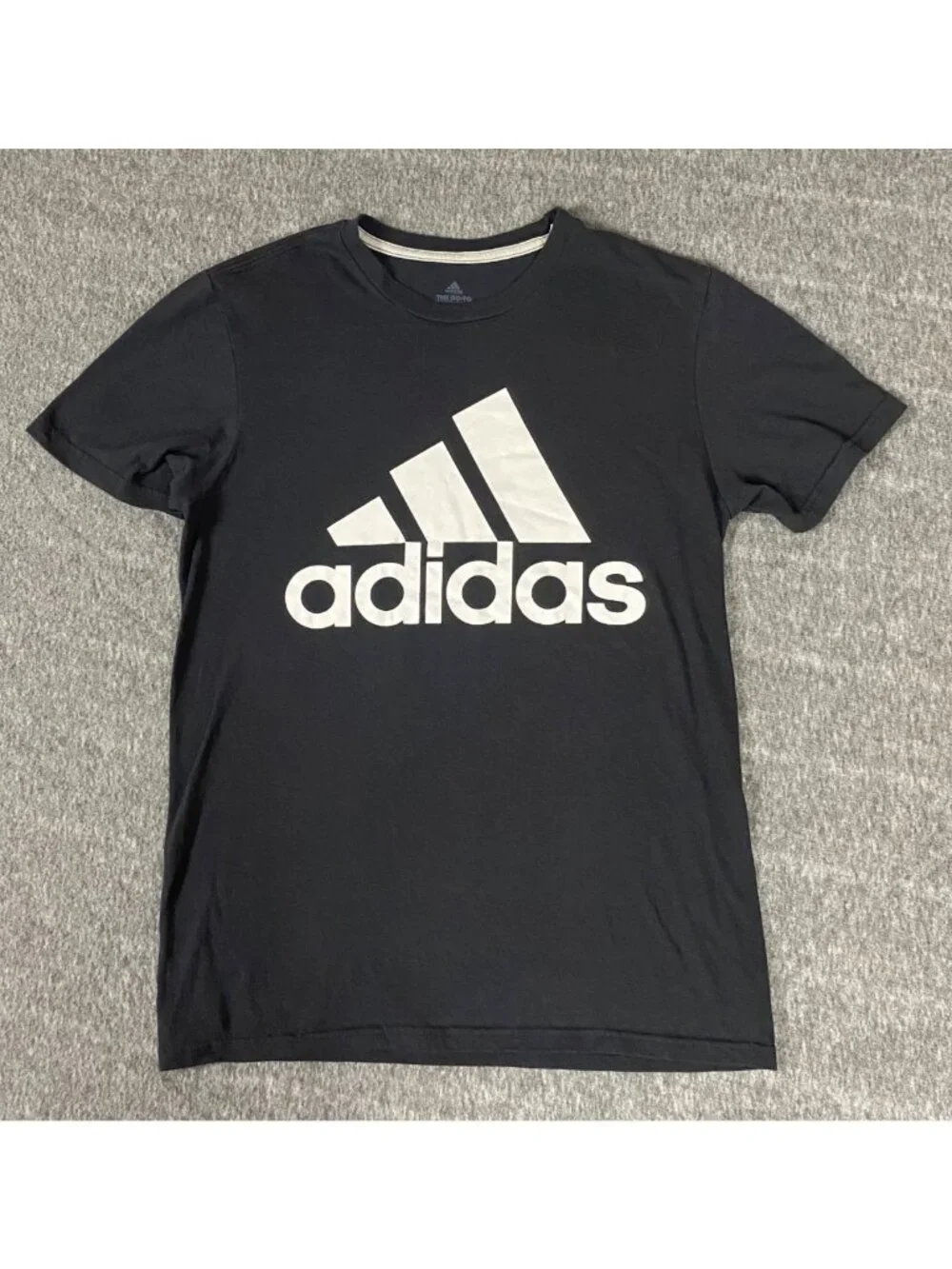 Adidas Shirt Mens Small Black The Go‎ To Performance Tee T-Shirt Short Sleeve